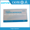 Sterilized Disposable Birch Tongue Depressor Wooden